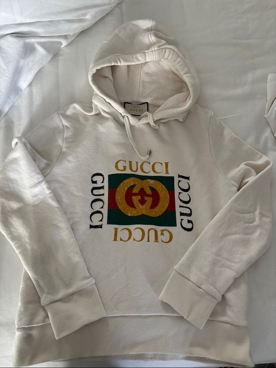 Gucci Tops - Authentic Gucci Logo Hoodie XS